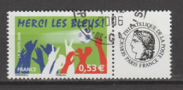 FRANCE / 2006 / Y&T N° 3936A : Merci Les Bleus ! Gommé (Vignette Cérès) - Oblitéré 2066 12. SUPERBE ! - Gebraucht