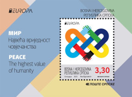 BHRS 2023-04 EUROPA CEPT, BOSNA AND HERZEGOWINA REPUBLICA SRBSKA, Bl, MNH - 2023