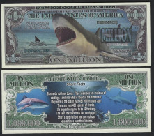 USA - FANTASY NOTE -  SHARKS  - UNC / SERIES  WILDLIFE - Otros & Sin Clasificación