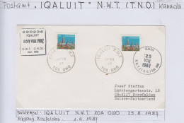 Canada Iqaluit Ca Iqaluit 25.8.1987  (BS181) - Estaciones Científicas Y Estaciones Del Ártico A La Deriva