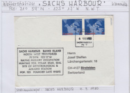 Canada Sachs Harbour Banks Islands  Ca Sachs Harbour 4.7.1980  (BS182) - Scientific Stations & Arctic Drifting Stations