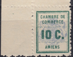 FRANCE : GREVE CHAMBRE DE COMMERCE D' AMIENS N° 1 NEUF ** GOMME SANS CHARNIERE - Stamps