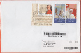 VATICANO - VATICAN - 2006 - 0,80€ 250º Anniversario Della Nascita Di W.A.Mozart + 0,62 + 1,40€ Viaggi Di Benedetto XVI N - Storia Postale