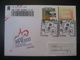 Österreich 2000- Reko-Beleg Zur WIPA 2000, Tag Der Multilaterale, Automatenmarke - Timbres De Distributeurs [ATM]