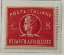 Italie 1947 / Yvert Express N°34 / ** - Correo Urgente/neumático