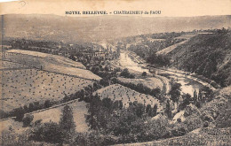 Chateauneuf Du Faou        29      De L' Hôtel Bellevue     Vue Sur La Vallée     (voir Scan) - Châteauneuf-du-Faou