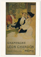 CPM - REIMS (Marne) - Reproduction D'affiche Publicitaire : Champagne Léon Chandon, Reims - Reims