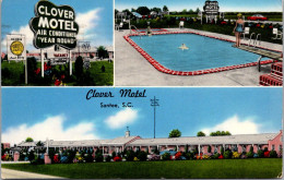 South Carolina Santee The Clover Motel 1957 - Altri & Non Classificati