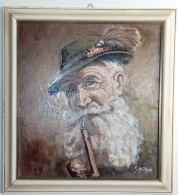 Portrait : Vieil Homme/ Portrait: Old Man - Huiles