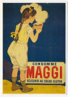 CPM - Reproduction D'affiche Publicitaire : Consommé MAGGI, Déjeuner Au Cacao-gluten - Publicité