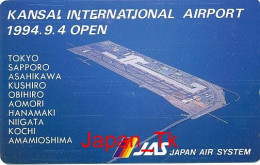 JAPAN Telefonkarte- JAS Airline, Flugzeug -  Siehe Scan - Aerei