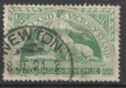 New  Zealand  1920   SG  453  1/2d   Victory   Fine Used   - Used Stamps