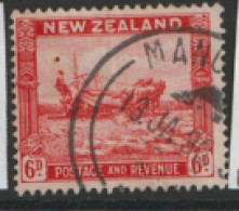New  Zealand  1935   SG 564  6d Perf 13.1/2x14   Fine Used   - Usati