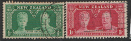 New  Zealand  1936  SG  573-4  Silver Jubilee  Fine Used  - Usados