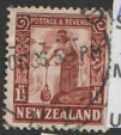 New  Zealand  1936  SG  579  1.1/2d  Fine Used  - Usados