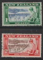 New  Zealand  1948  SG  696-7  Health    Fine Used   - Used Stamps