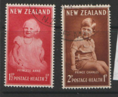 New  Zealand  1952  SG 710-1  Health    Fine Used   - Usados