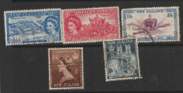 New  Zealand  1953  SG 714-8   Coronation     Fine Used   - Oblitérés