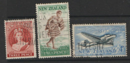 New  Zealand  1955  SG  739-41  Health    Fine Used   - Oblitérés
