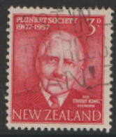 New  Zealand  1957  SG  760  Plinket Society   Fine Used   - Gebruikt