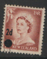 New  Zealand  1958  SG  763  2d  Surcharge   Fine Used   - Used Stamps