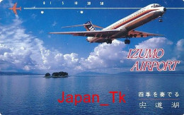 JAPAN Telefonkarte- JAS Airline, Flugzeug -  Siehe Scan - Airplanes