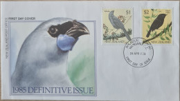 New Zealand 1985 Definitive Birds First Day Cover, - Covers & Documents