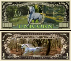 USA - FANTASY NOTE -  UNICORN  -  UNC - Sonstige & Ohne Zuordnung