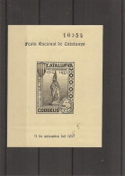 Espagne - Fete Nationale De Catalogne ( BF Privé XXX -MNH - De 1937 ) - Hojas Conmemorativas