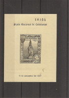 Espagne - Fete Nationale De Catalogne ( BF Privé XXX -MNH - De 1937 ) - Feuillets Souvenir
