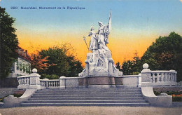 Neuchâtel Monument De La République 1923 - Neuchâtel