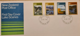 New Zealand 1972 Lakes First Day Cover, - Cartas & Documentos