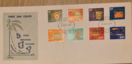 Tokelau 1971 Definitives, Handcrafts First Day Cover, - Tokelau