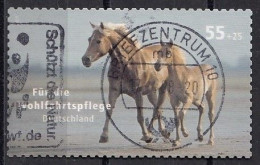 GERMANY Bundes 2635,used,falc Hinged - Chevaux