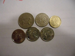 6 X Singapour  Cents 1x20 / 4x10 / 1x5 - Singapour