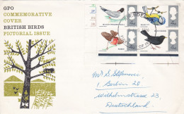 Great Britain - 1966 British Wild Birds Illustrated GPO FDC - 1952-1971 Dezimalausgaben (Vorläufer)