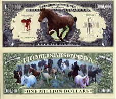 USA - FANTASY NOTE -  HORSES -  UNC - Autres & Non Classés