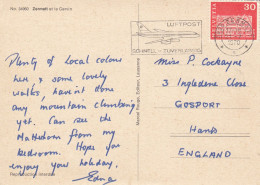 Postcard Genealogy & Slogan Cancel Miss Cockayne In Gosport My Ref B26198 - Genealogia