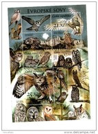 Year 2015 - European Owl's, S/S, MNH - Blocks & Sheetlets