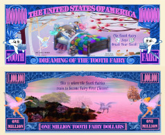 USA - FANTASY NOTE -  TOOTH  FAIRY -  UNC / CARTOON  SERIES - Otros & Sin Clasificación