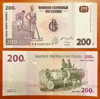 Congo 200 Franks 2007 P 99 UNC - Repubblica Democratica Del Congo & Zaire