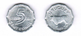 URUGUAY   5 CENTESIMOS 1977 (KM # 73) #7170 - Uruguay