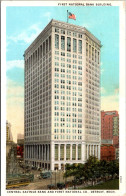 Michigan Detroit First National Bank Building Curteich - Detroit