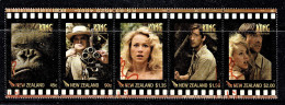 New Zealand 2005 King Kong Set As Strip Of 5 Used - Gebruikt