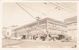 Washington Seattle Bus Terminal Real Photo - Seattle