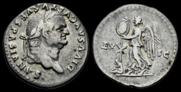 Divus Vespasian AR Denarius Judaea Capta Commemorative - Die Flavische Dynastie (69 / 96)