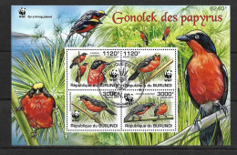 BURUNDI 2011 WWF-GONOLEK DES PAPYRUS   YVERT N°B164 OBLITERE-CTO - Oblitérés