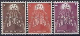 Luxembourg 1957 Europa CEPT (**) Mi 572-74 - 60,- Eu; Y&T 531-33 - 170,- Eu. - 1957