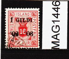 MAG1446  ISLAND 1902  Michl 14  DIENST Used / Gestempelt  ZÄHNUNG Siehe ABBILDUNG - Dienstzegels