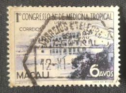 MAC5367U4 - 1st. National Congress Of Tropical Medicine - 6 Avos Used Stamp - Macau - 1952 - Gebraucht